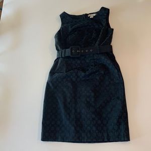 Classic Little Black Dress Belted with Pockets Size 0P